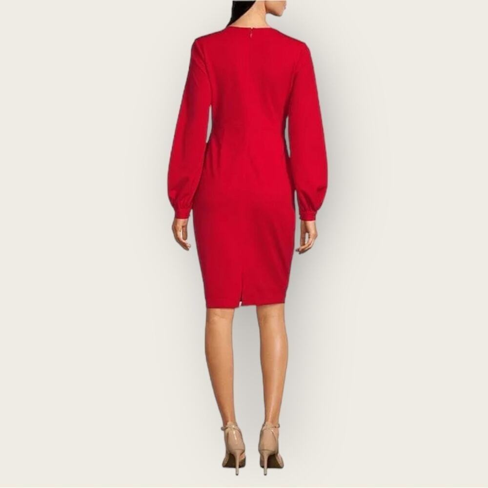 NWT | Belle Badgley Mischka | Kiera Dress | Red | Size 2 - Picture 3 of 15